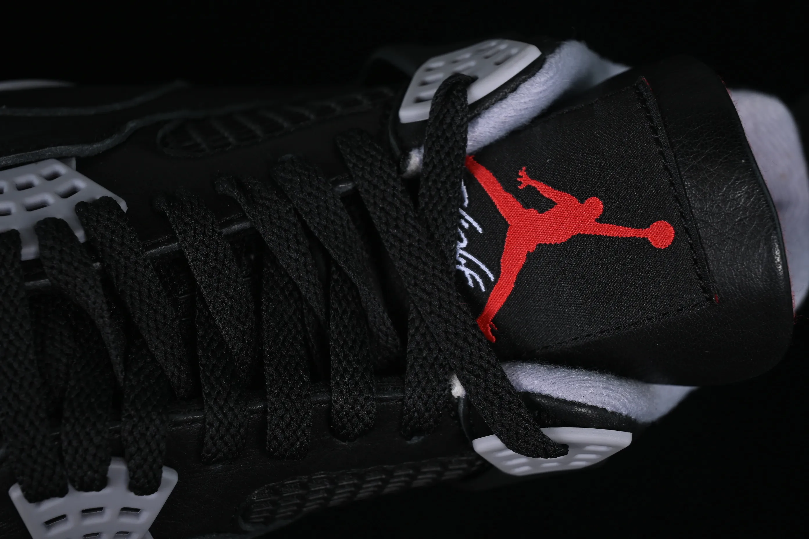All categories Air Jordan Jordan series basketball shoes Air Jordan 4 foreign trade version Air Jordan 4 Retro "Bred Reimagined" AJ4 Joe 4 black red FV5029-006